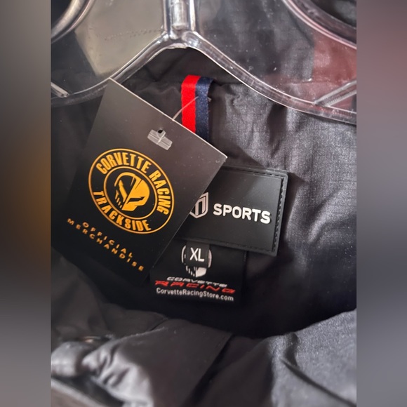 NEW Chevrolet Corvette Racing Official Team Rain Jacket (XL) + Hat Combo - Picture 2 of 13